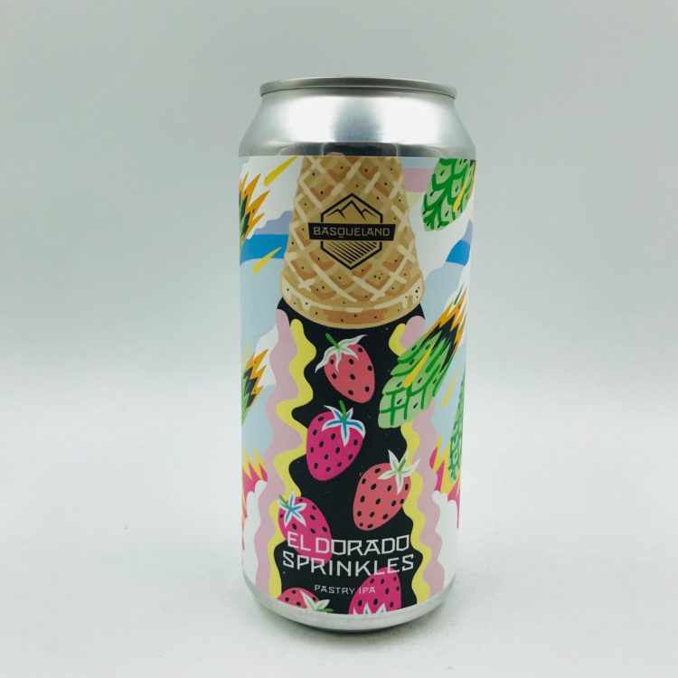 Basqueland: El Dorado Sprinkles Pastry IPA (440ml) - Hop Shop Aberdeen