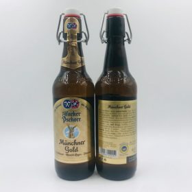 Hacker-Pschorr: Munchener Gold Lager (500ml) - Hop Shop Aberdeen