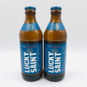 Lucky Saint: Unfiltered Alcohol Free Lager (330ml) - Hop Shop Aberdeen