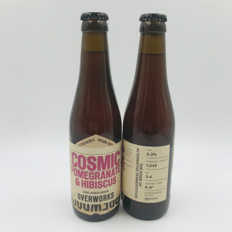 Overworks: Cosmic Pomegranate & Hibiscus Sour (330ml) - Hop Shop Aberdeen