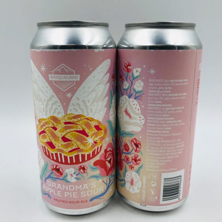 Basqueland: Grandma’s Apple Pie Fruited Sour (440ml) [5.8%] - Hop Shop Aberdeen