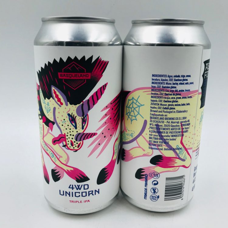 Basqueland: 4WD Unicorn TIPA (440ml) - Hop Shop Aberdeen