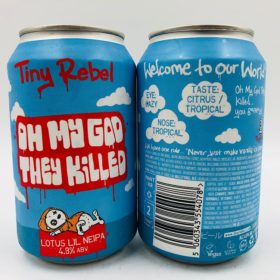 Tiny Rebel: OMG They Killed Lotus IPA (330ml) - Hop Shop Aberdeen