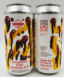Basqueland: Churros Con Chocolate Imperial Pastry Stout (440ml) - Hop Shop Aberdeen