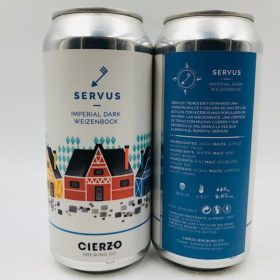 Cierzo Brewing: Servus Imperial Dark Weizenbock (440ml) - Hop Shop Aberdeen