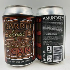 Amundsen: BA Dessert In A Can Coconut Choc Chip Cookie Imperial Stout (330ml) - Hop Shop Aberdeen