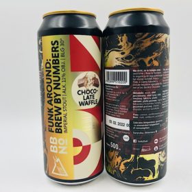 Funky Fluid vs BBNO’s: Funk Around Waffle Edition Imperial Chocolate Stout (440ml) - Hop Shop Aberdeen