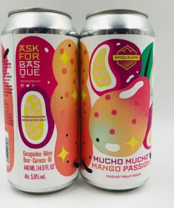 Basqueland: Mucho Mucho Mango Passion Sour (440ml) - Hop Shop Aberdeen