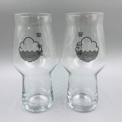 Cloudwater: Branded Craftmaster Glass Black Logo (470ml)