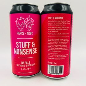 Fierce vs NZBC: Stuff & Nonsense NZ Pale (440ml) - Hop Shop Aberdeen