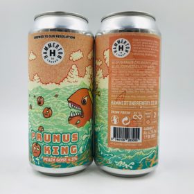 Hammerton: Prunus King Peach Gose (440ml) - Hop Shop Aberdeen