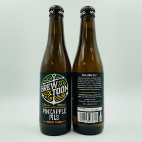 Brew Toon: Pineapple Pils Tropical Pils (330ml) - Hop Shop Aberdeen