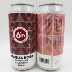 6 Degrees North: Maglia Rosa Cherry & Blackberry Saison (440ml)