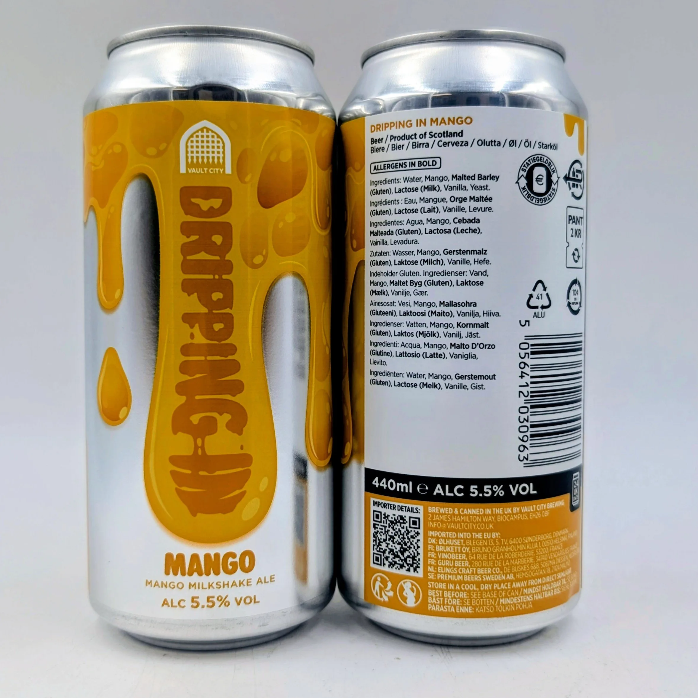 Vault City: Dripping In Mango Milkshake Ale (440ml)