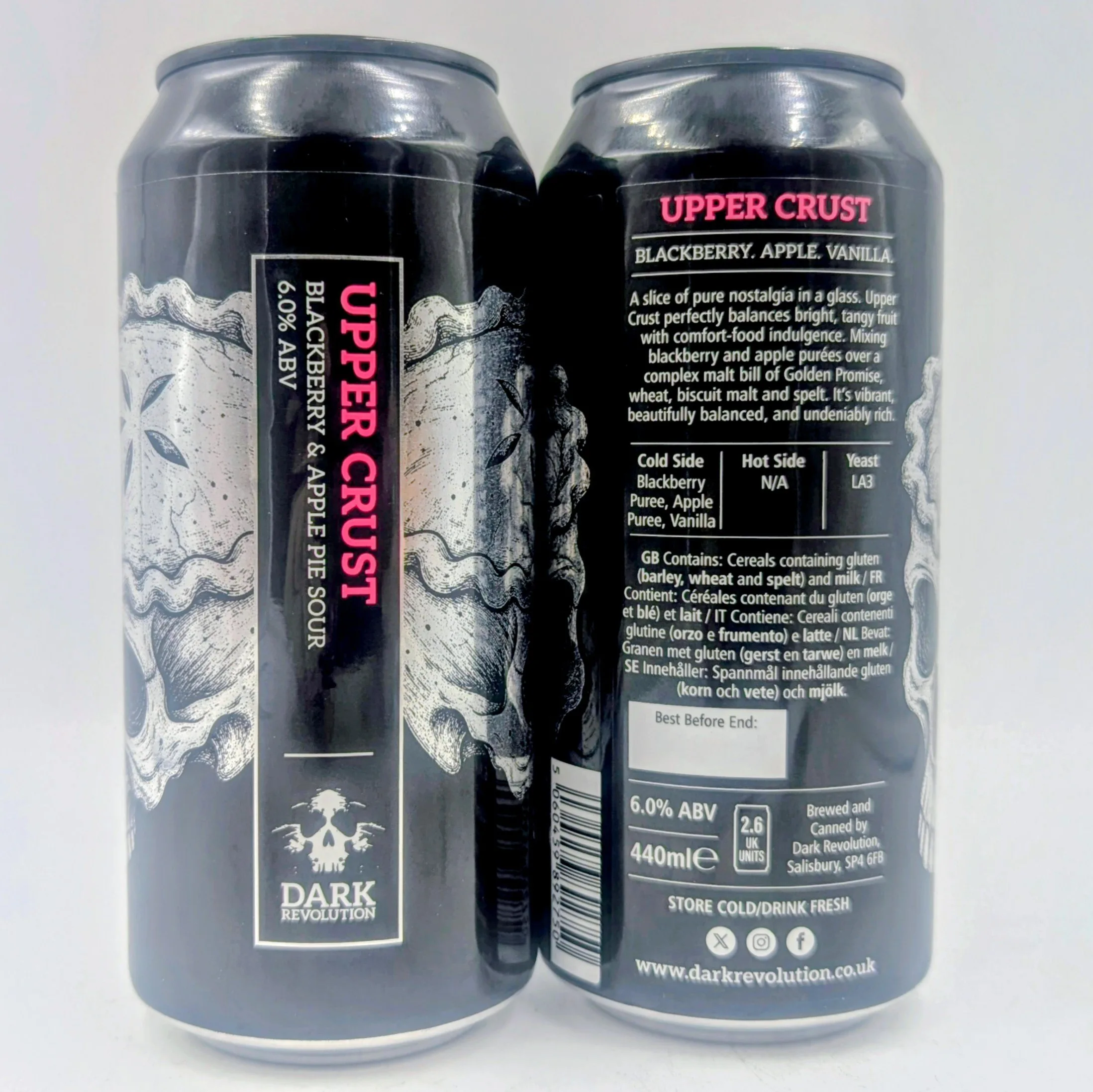 Dark Revolution: Upper Crust Blackberry & Apple Pie Sour (440ml)