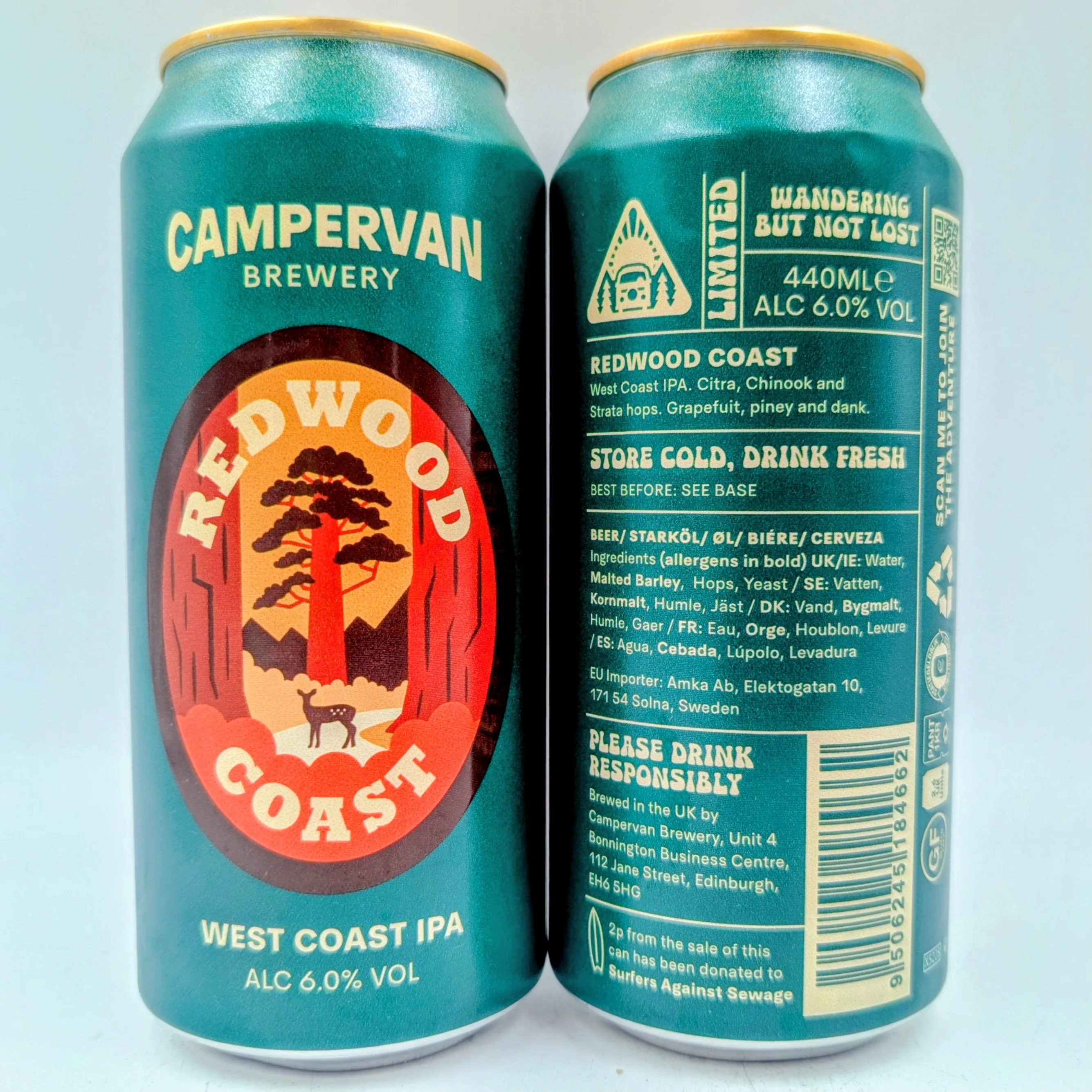 Campervan: Redwood Coast West Coast IPA (440ml)