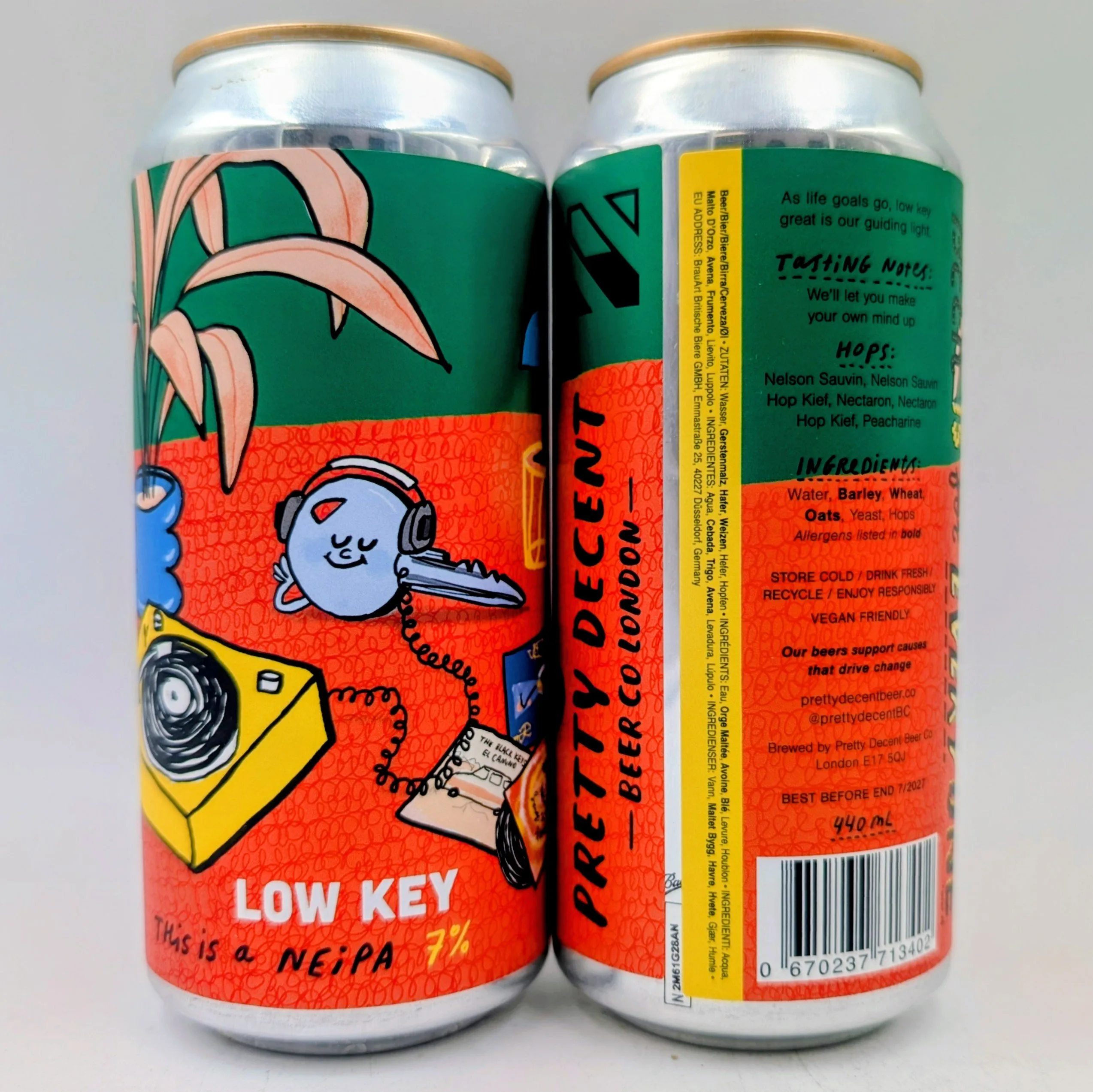 Pretty Decent Beer Co x Prizm: Low Key NEIPA (440ml)