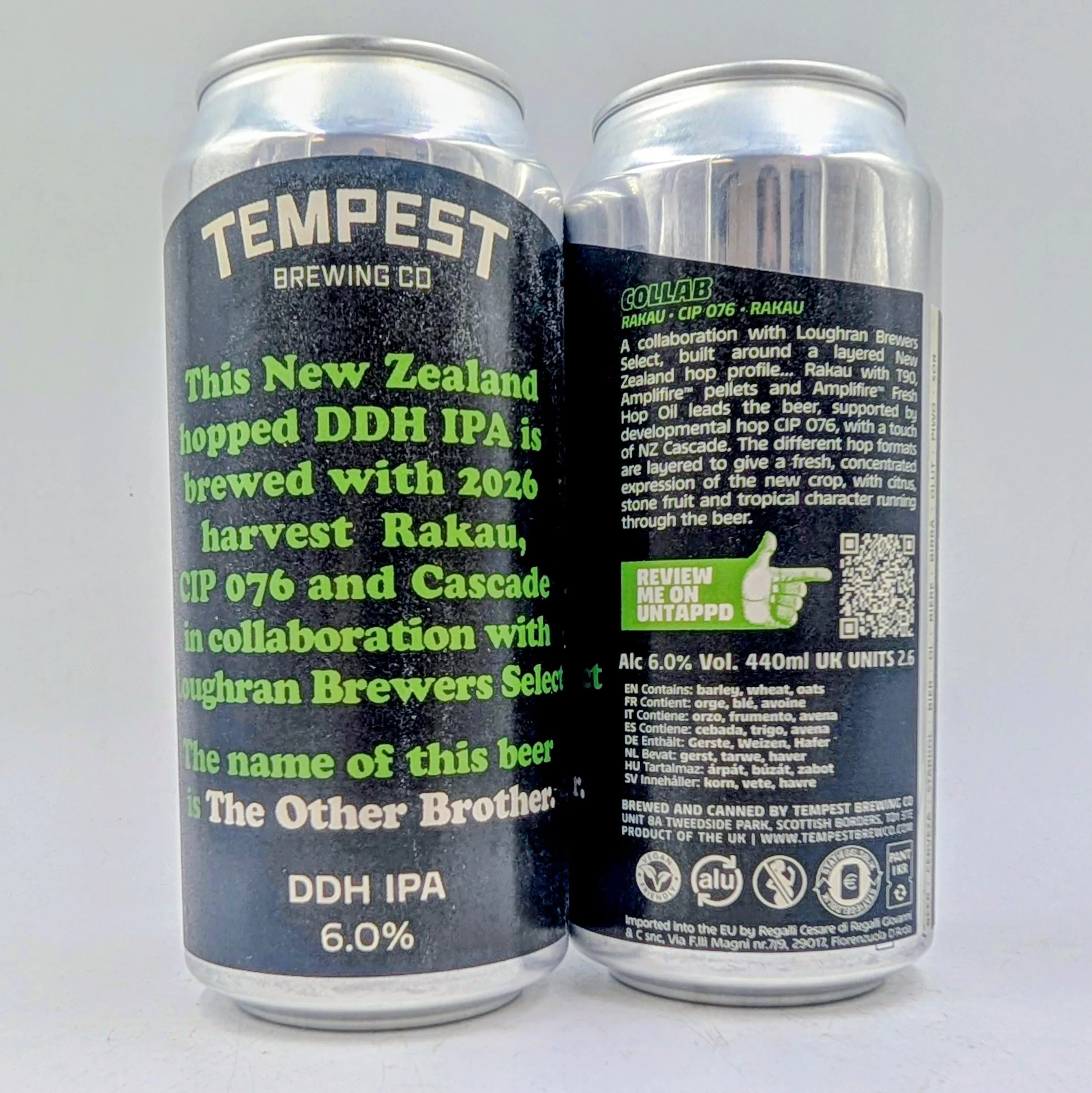 Tempest: The Other Brother DDH IPA (440ml)
