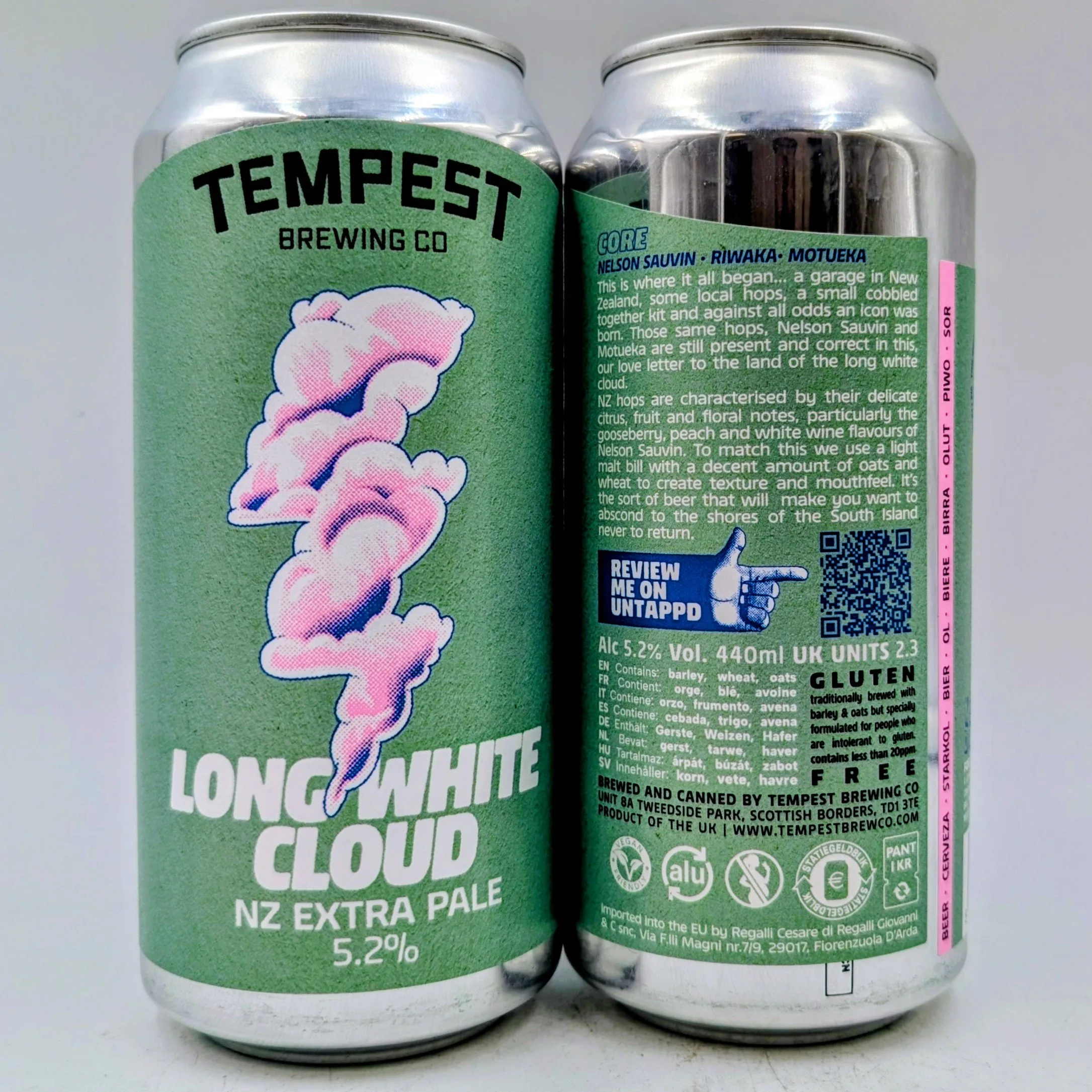Tempest: Long White Cloud NZPA (440ml)
